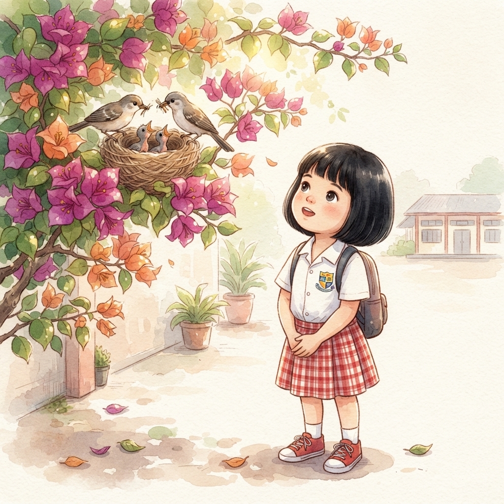 鸟儿筑巢