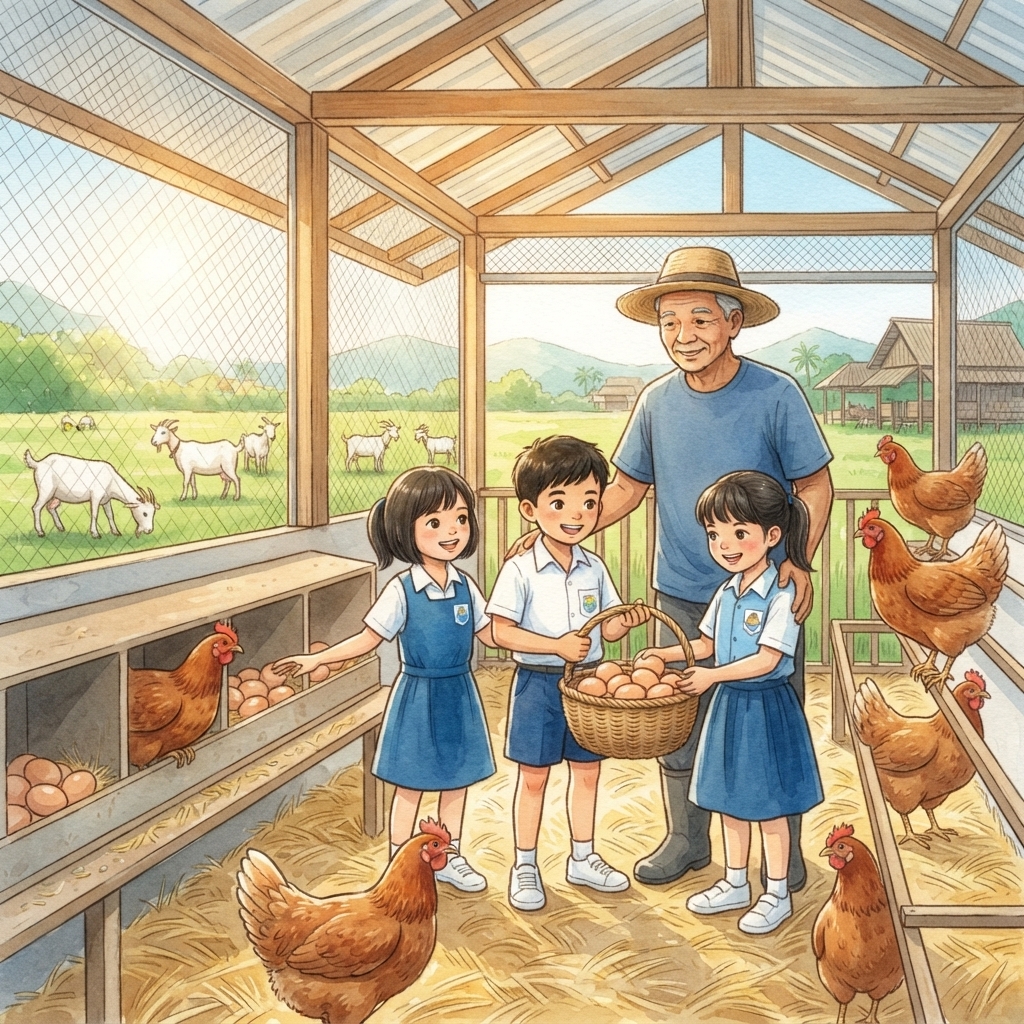 Ladang Penternakan Ayam dan Kambing